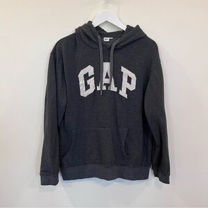Gap Hoodie Womens Large Charcoal Gray Sportswear Retro Academia Y2k 90's Preppy